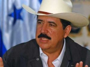 … En 2009, les Etats-Unis ont encouragé un coup d’Etat des militaires qui éjecta du pouvoir le président du Honduras Manuel Zelaya
