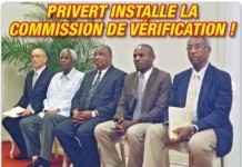 Privert installe la commission de Vérification !