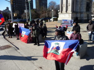 Manifestation à Brooklyn, Grand Army Plaza, samedi 4 février dernier