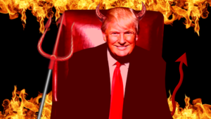 Donald Trump se dessine déjà comme une « créature de Lucifer ». 