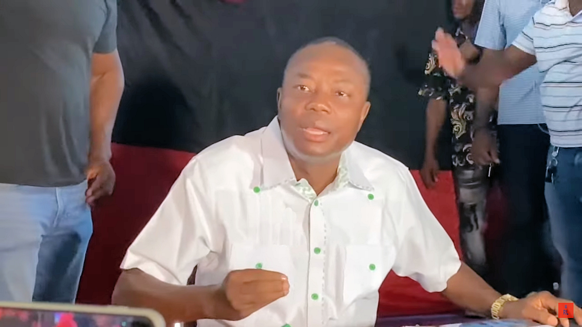 Former Lavalas senator and current leader of Pitit Dessalines party, Moïse Jean-Charles on March 13 rejecting Blinken’s “transitional presidential council,” concocted in Jamaica on March 11.