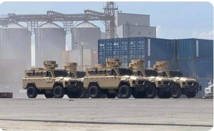 Armored cars sent to Haiti