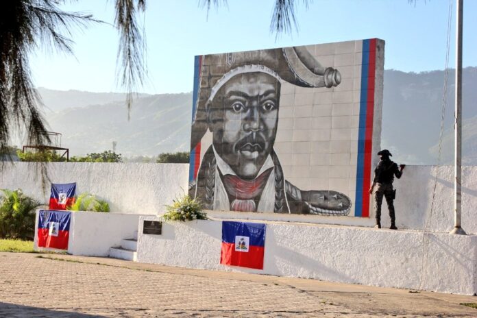 Jean Jacques Dessalines memorial at Pont Rouge in Port au Prince