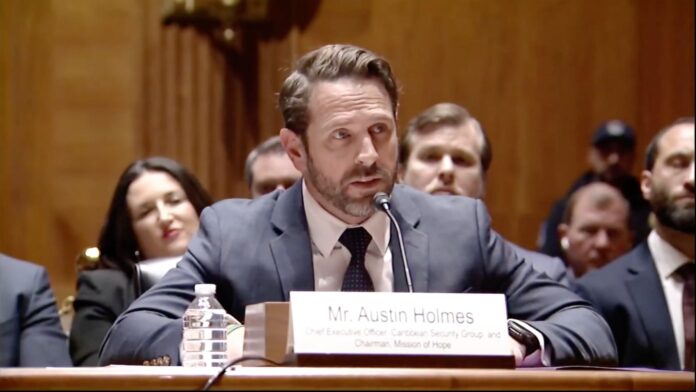 2026 02 10 Austin Holmes addresses Senate Appropriations Committee in Washington
