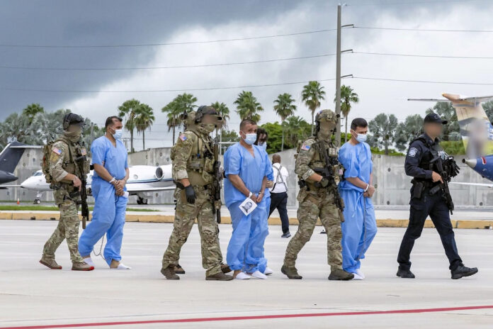 2026 09 20 Colombian defendants in the upcoming Jovenel Moise murder trial arriving in Miami Photo FBI
